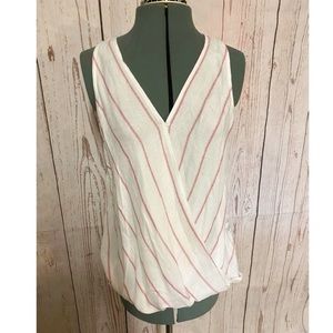Hem and Thread Sleeveless Top- NWT- Medium